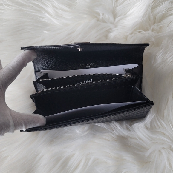 NEW YSL Matelasse Cassandre Large Flap Wallet - Picture 10 of 16